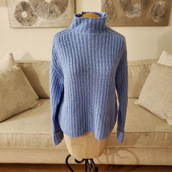 Abound Mock Neck Cozy Knit Pullover Sweater sz Med - Picture 2 of 11